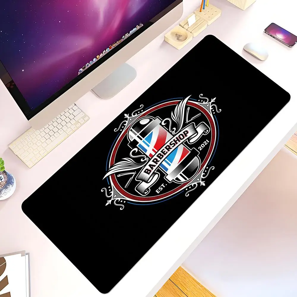 Barber Shop Retro INS Tide Mouse Pad Hot Sales mause pads all might Office Mice Gamer Soft Gaming Large Deak Mat 700x