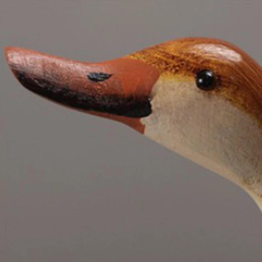 Статуи утки набор из 3 штук ручная роспись дерево для сада