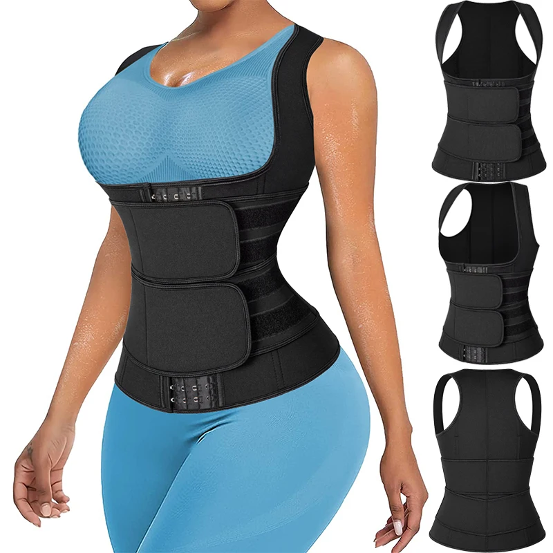 

Belly Top Sauna Shapewear And Modeling Body Shapers Binders Waist Flat Strap Corset Sheath Suit Slimming Women's Trainer Faja