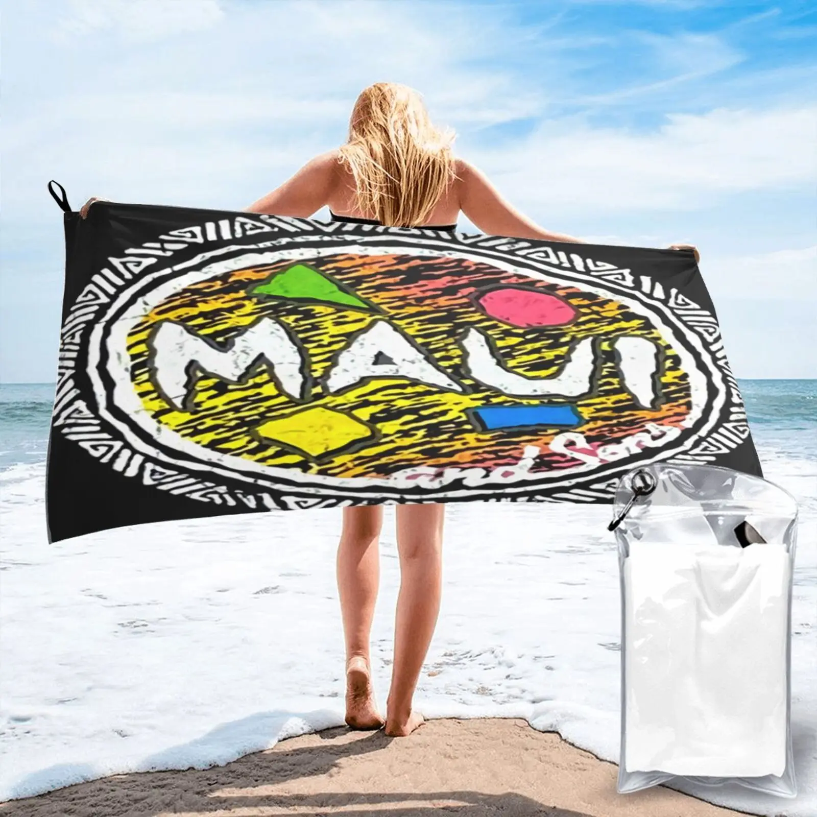 

Пляжное полотенце Maui And Sons Tribe NWT для печенья, полотенце для рук s, полотенце для рук s, банное Большое пляжное полотенце, полотенце для кухни, п...