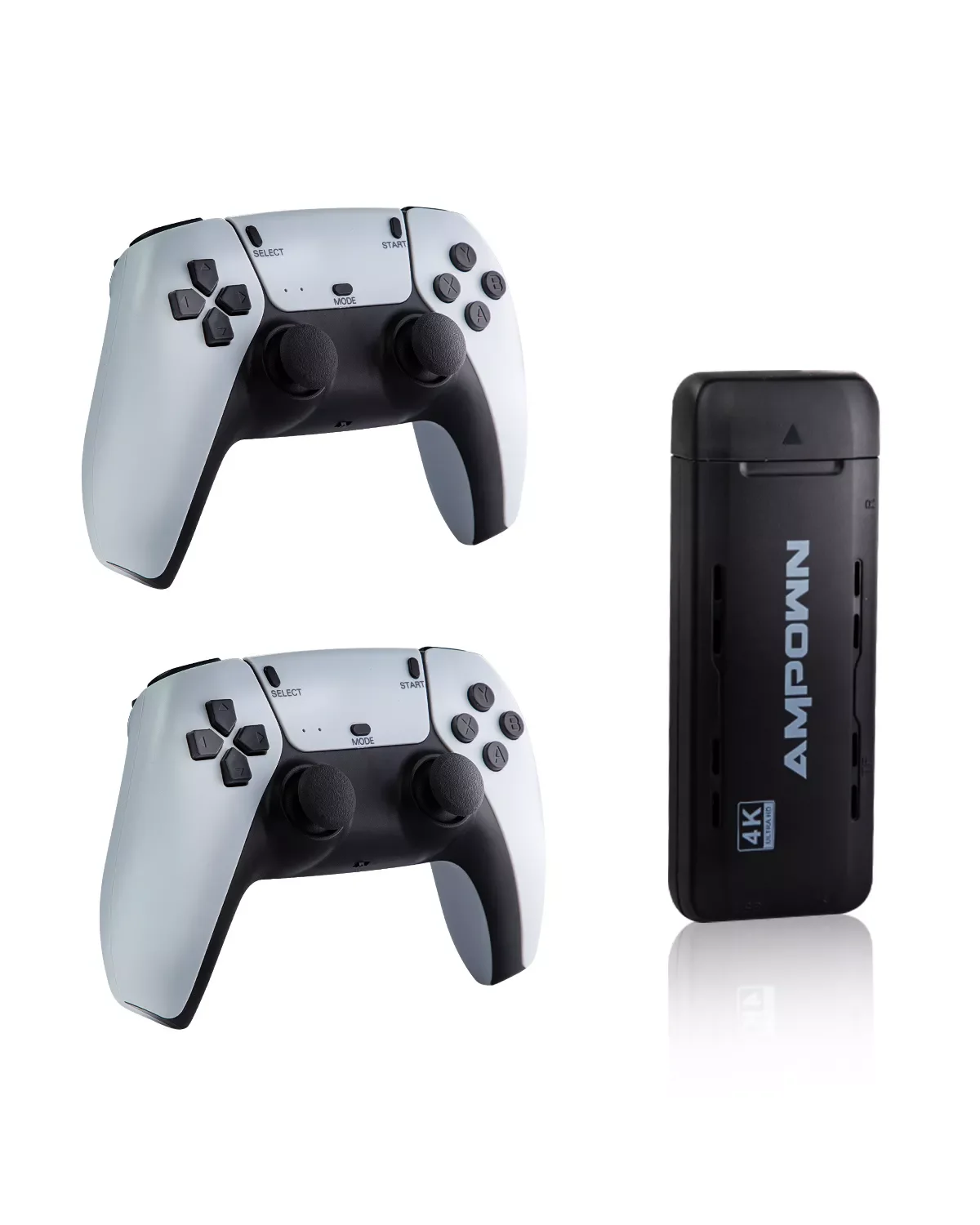 

New Ampown U9 TV Game Stick With Two 2.4G Wireless Controller 64GB 10000 PS PSP Retro Video Games Console Gaming Player GameBox