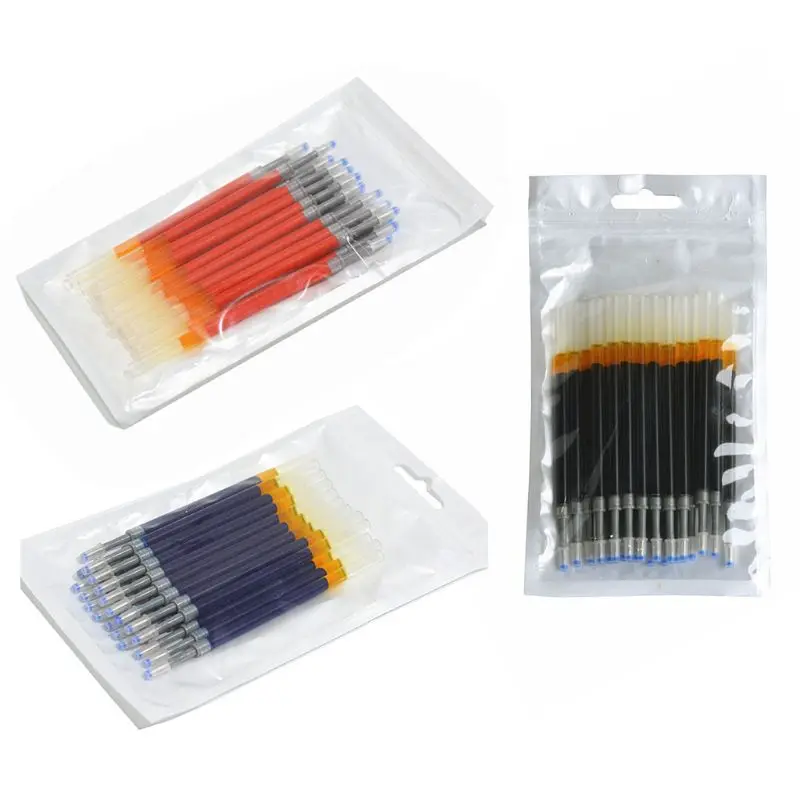 

20pcs Neutral Ink Gel Pen Refill Black Blue Red 0.5mm School Stationery JIAN