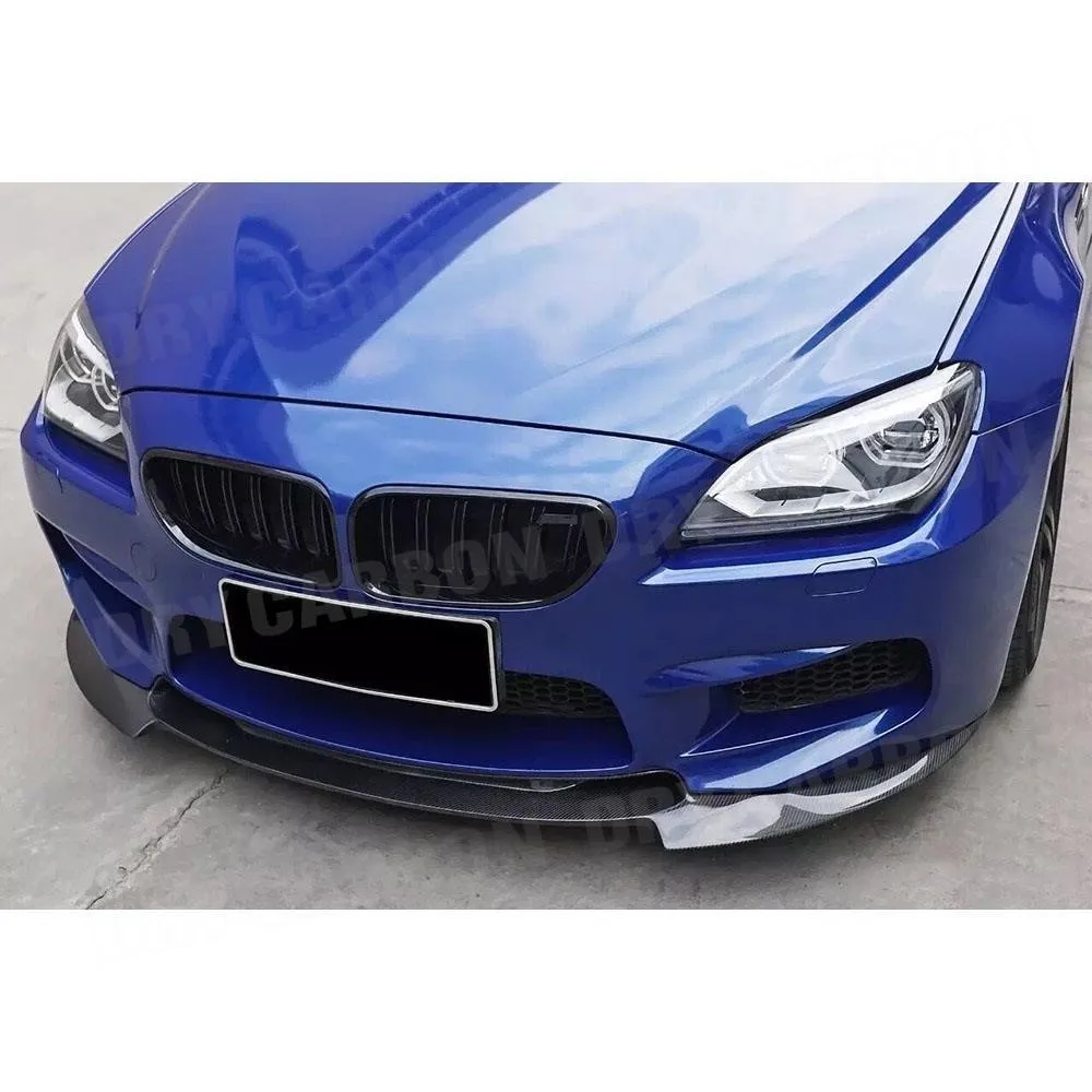 Фото Для BMW 6 серии F06 F12 F13 M6 2014-2017: карбоновый сплиттер переднего бампера, накладка на бампер, тюнинг-аксессуары для автомобиля №3