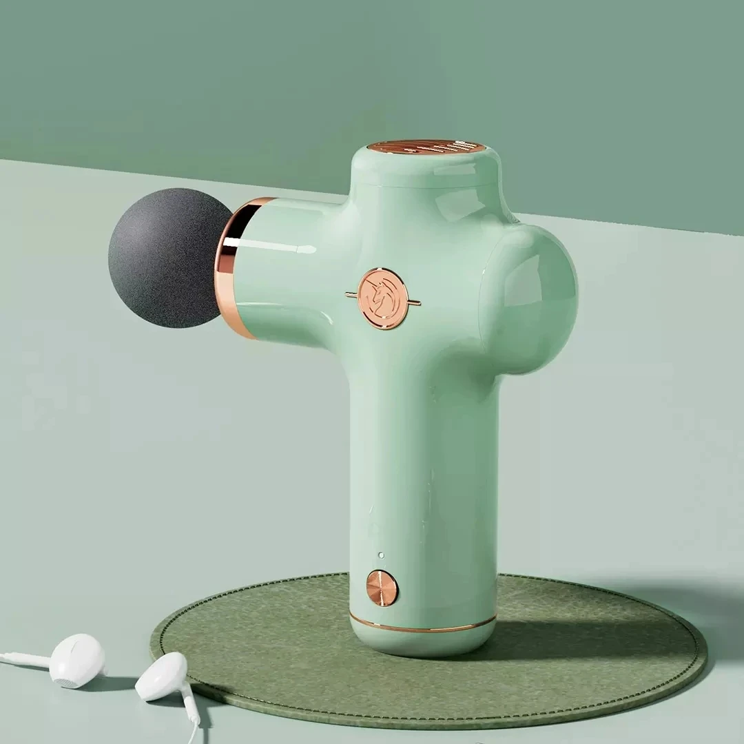 

Yesoul беспроводной пистолет Fascia с трехскоростной регулировкой может быть таймером мини мышечный релаксатор с различными массажными головками мини-релаксатор