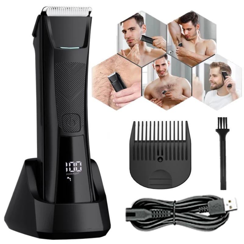

Professional Hair Cutting Machine Beard Trimmer Electric Shaver for Men Intimate Areas Hair Shaving Machine Safety Razor Clipper
