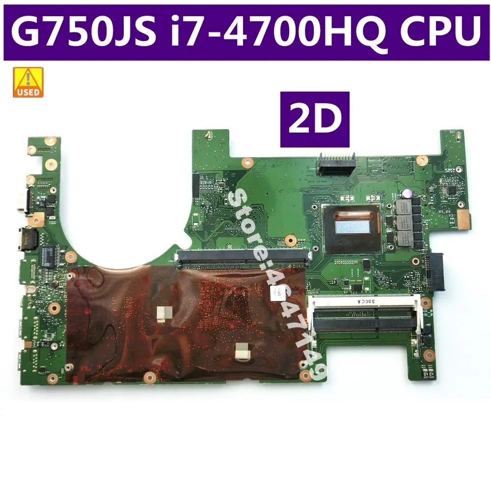 

Материнская плата для ноутбука G750JS i7-4700HQ SR15E CPU 2D REV 2,0 для ROG G750JS G750J G750JM G750 G750JX
