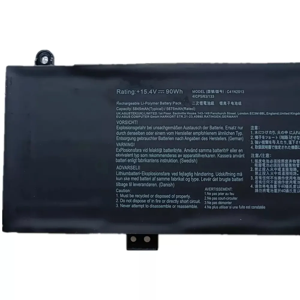 ZNOVAY Новинка 15 4 в 90 Втч 5675 мАч C41N2013 Аккумулятор для ноутбука ASUS G513QY GA503QS GU603HE/HM GU603HR