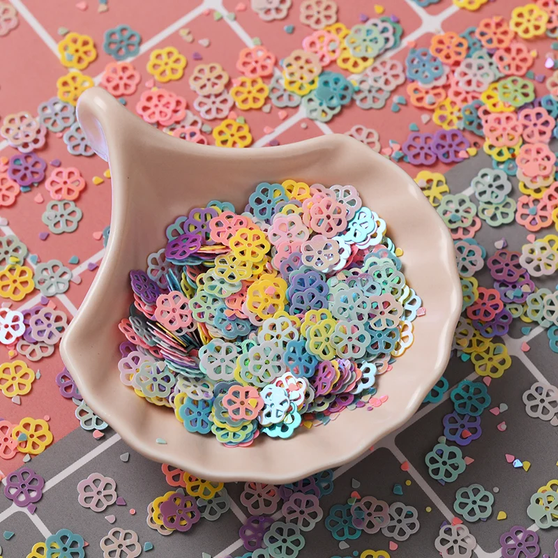 

Sunflowers Sequins 7mm PVC Mixed Glitter Paillettes for Nail Arts Manicure Sewing Wedding Decor Confetti 20g Girls DIY Handcraft