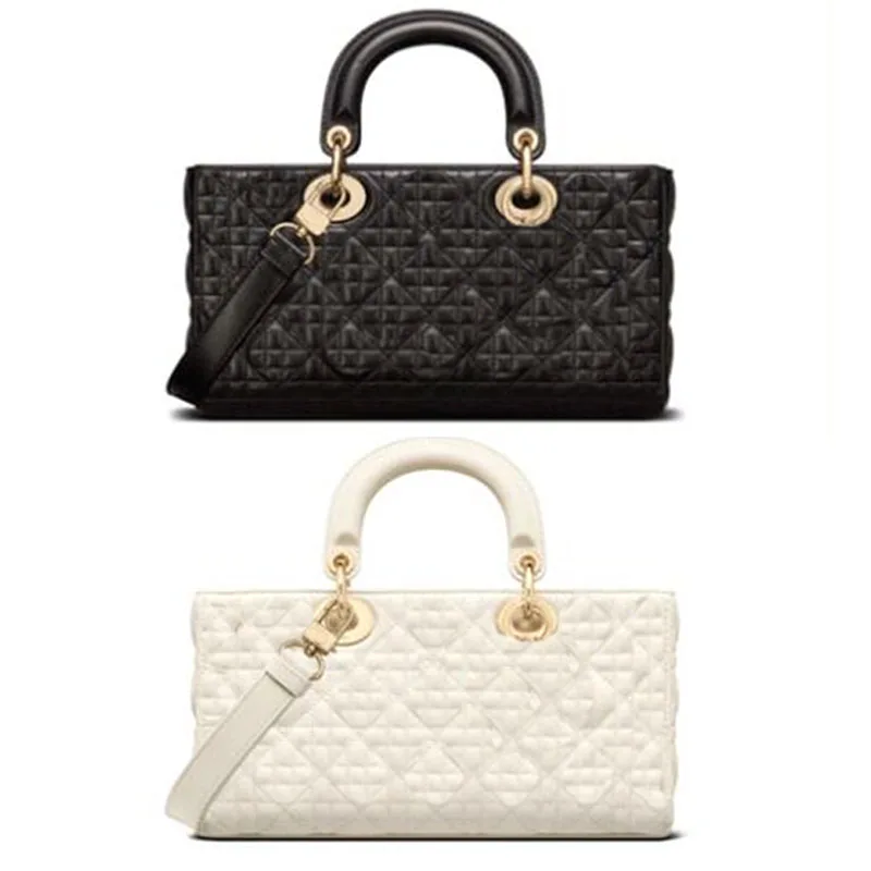

Women Lady D-Joy Bag Designers Cannage Lambskin Handbag Tote Goatskin Luxury Shopping Bags Purses Wallet