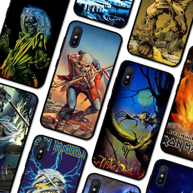 

Skeleton Rock Band Phone Case for Redmi 5 6 7 8 9 A 5plus K20 4X S2 GO 6 K30 pro