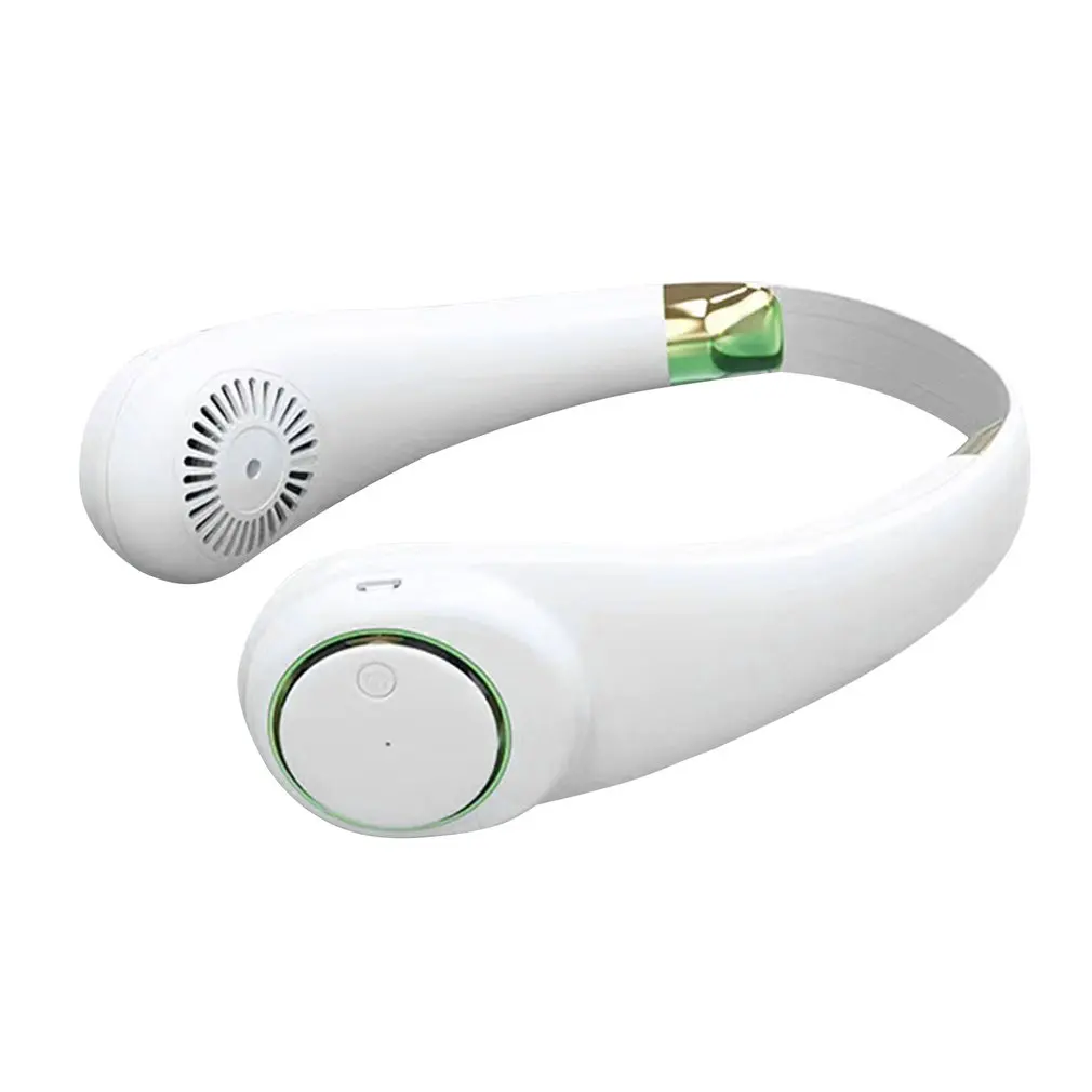 

F21 Fan Air Conditioner Portable Bladeless Mini Neck Fan USB Rechargeable Leafless Hanging Fans Cooling Wearable Neckband Fans