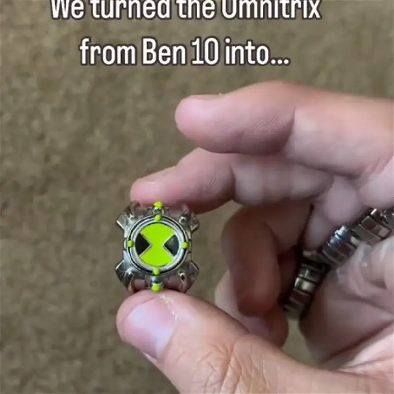 Аниме Бен 10 кольцо для косплея Омнитрица унисекс панк гот модные индивидуальные