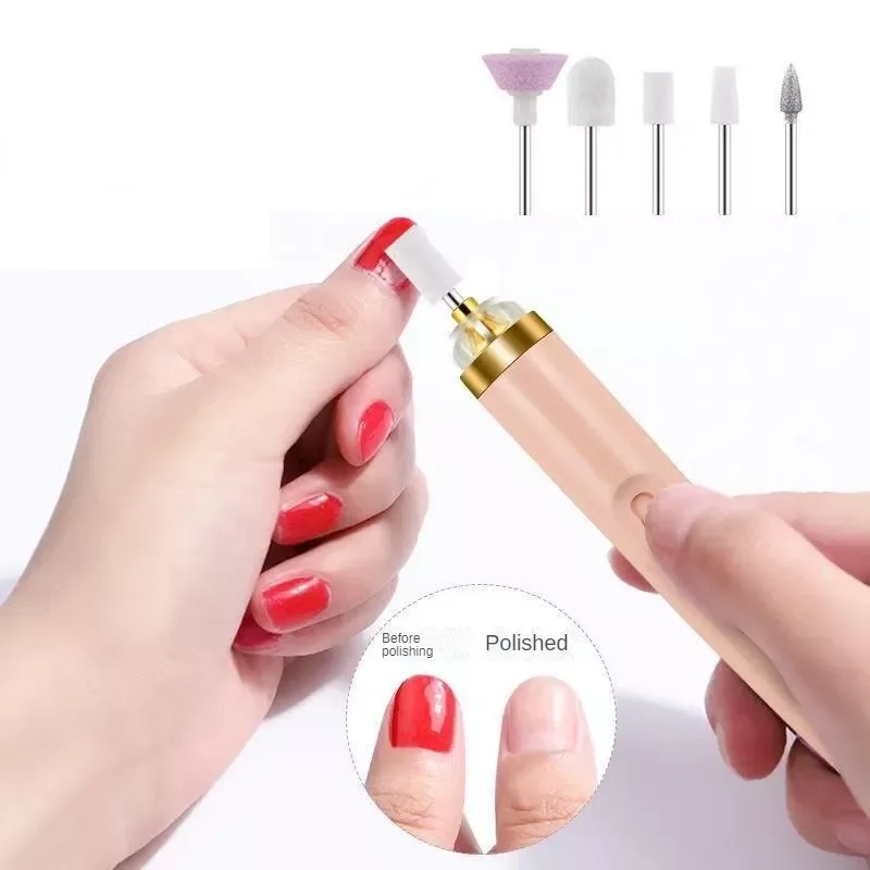 

2022NEW Machine Set Electric Nail Drill Machine Cordless USB Rechargeable with LED Cutters Mill for Manicure Pedicure