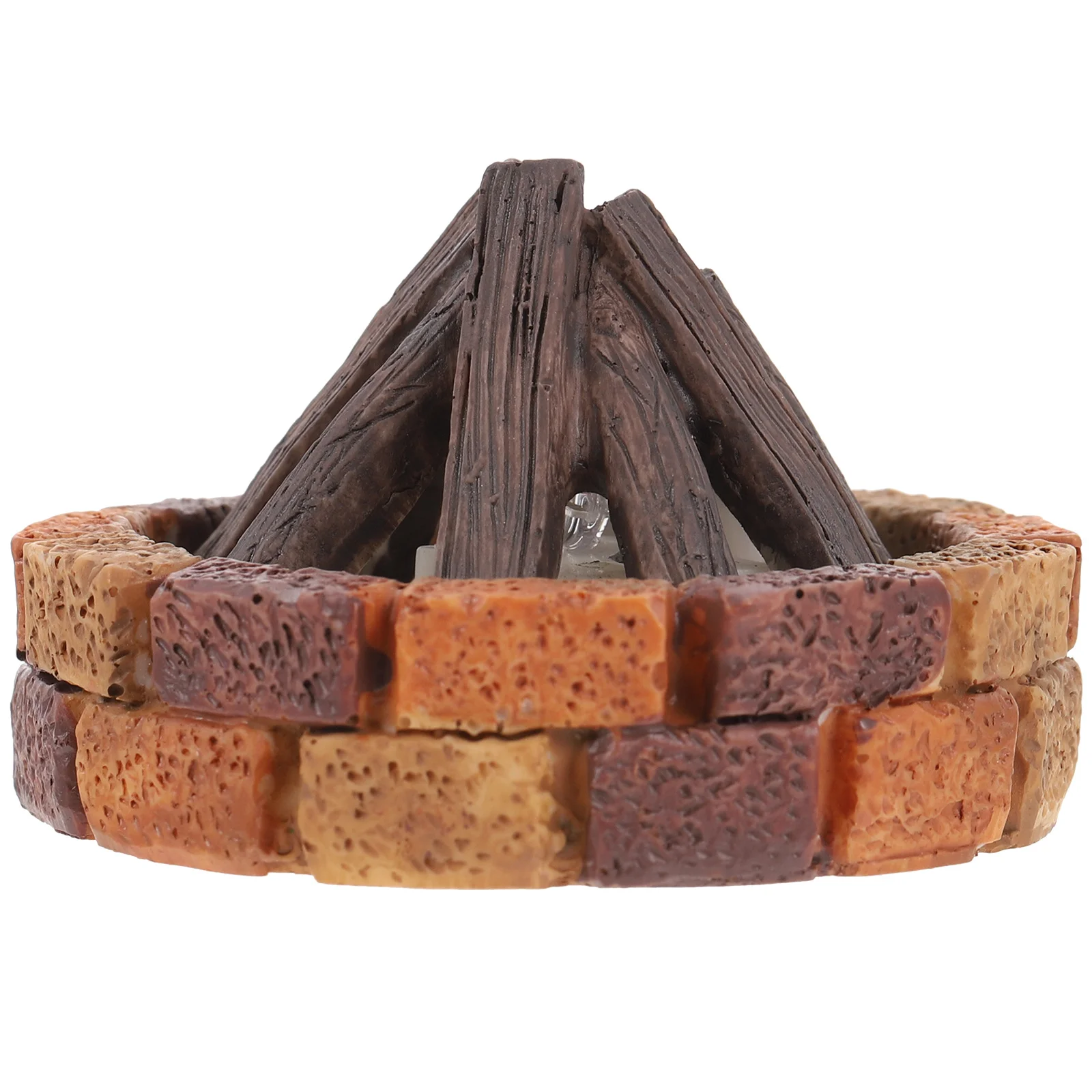 

Fire Ornaments Blaze Toy Fake Chestnut Resin Micro Model Decor Camping Party Favors Landscaping Miniature Decoration
