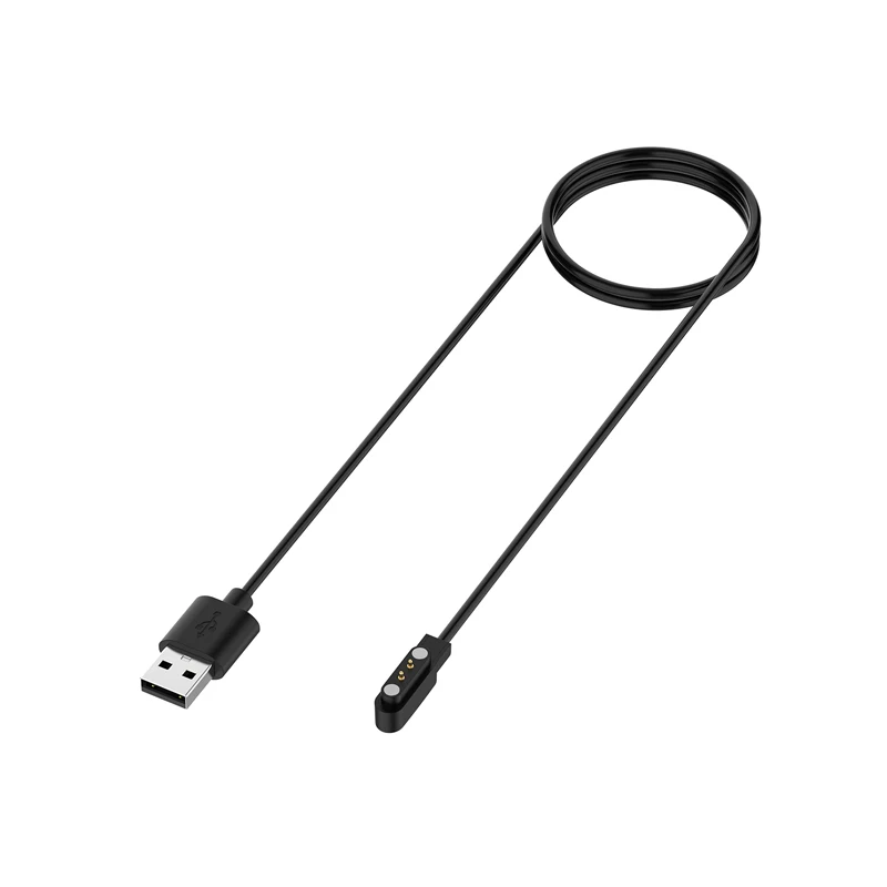 1m High Quality 2pin USB magnetic charger charging cable for Realme Watch3 smart watch smart bracelet wristwatch Replacement images - 6