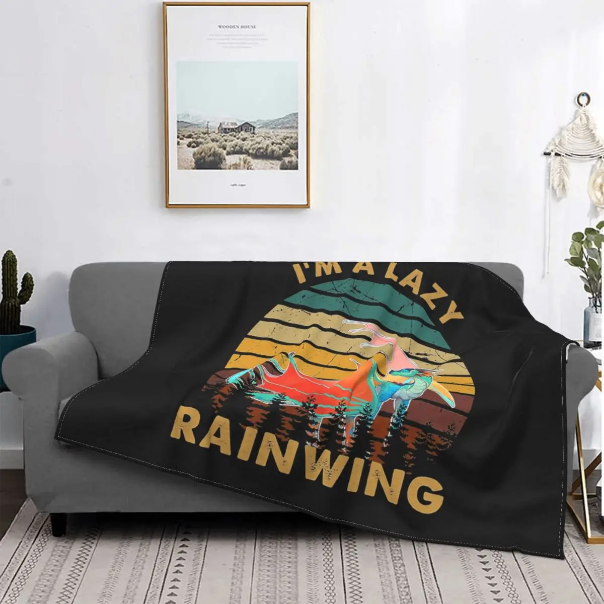 Одеяло Im A Lazy Rainwing Dragon Wings Of Fire Shop мягкое супер из искусственного меха простыни для