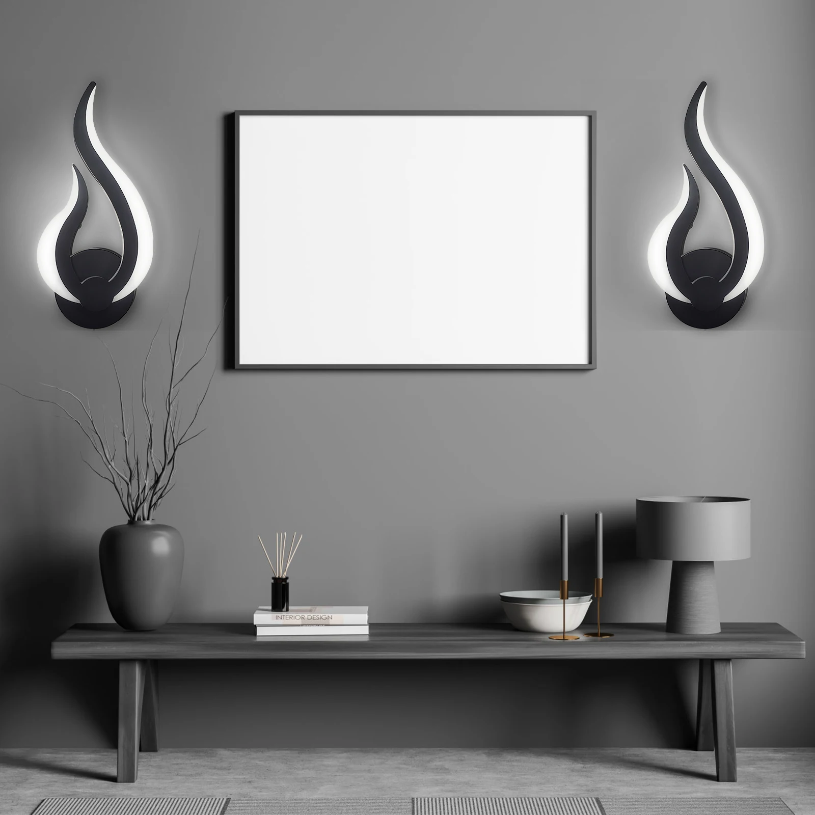 

2 шт., современные настенные светильники 2 в 1