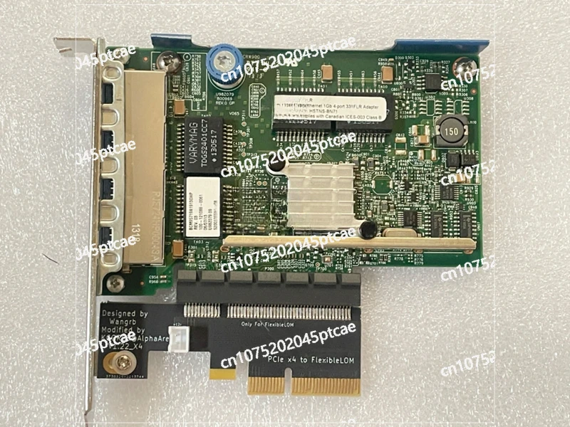 BCM5719 гигабитная четырехпортовая Сетевая интерфейсная карта Aikuai Hei Xunhui Esxi мягкая