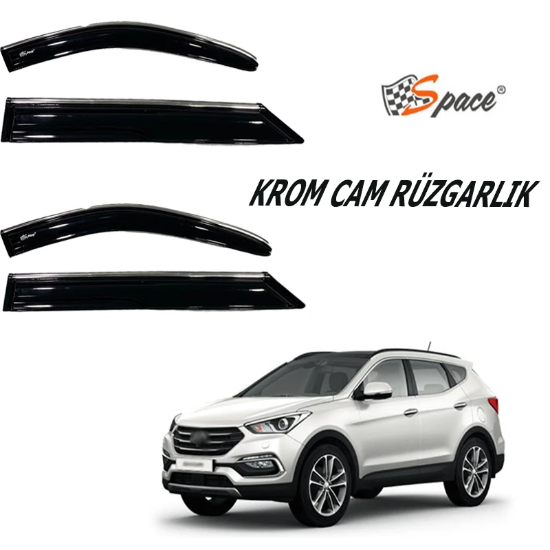 

Спойлер из хромированного стекла для Hyundai IX35 2018-2021 / CARU414