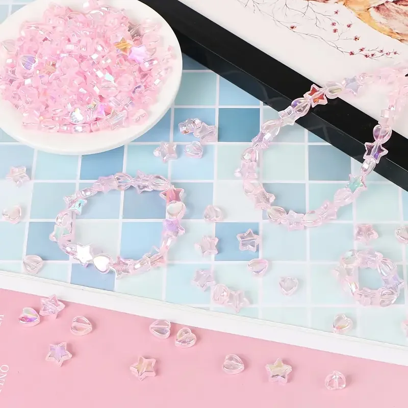 100-400 шт. акриловые бусины для бижутерии сделай сам