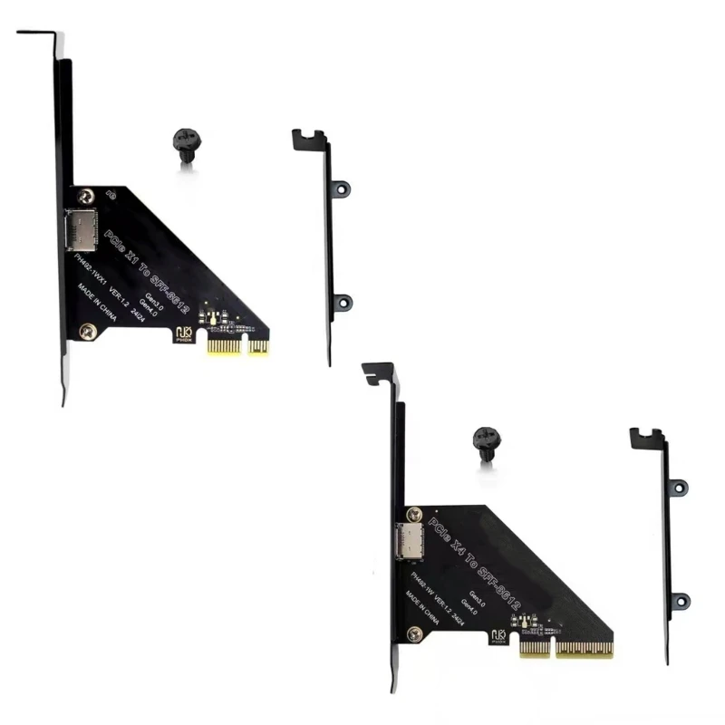 Хост-адаптер Oculink SFF 8612 для твердотельных накопителей PCIe x4x1 SFF8639 обеспечивающий