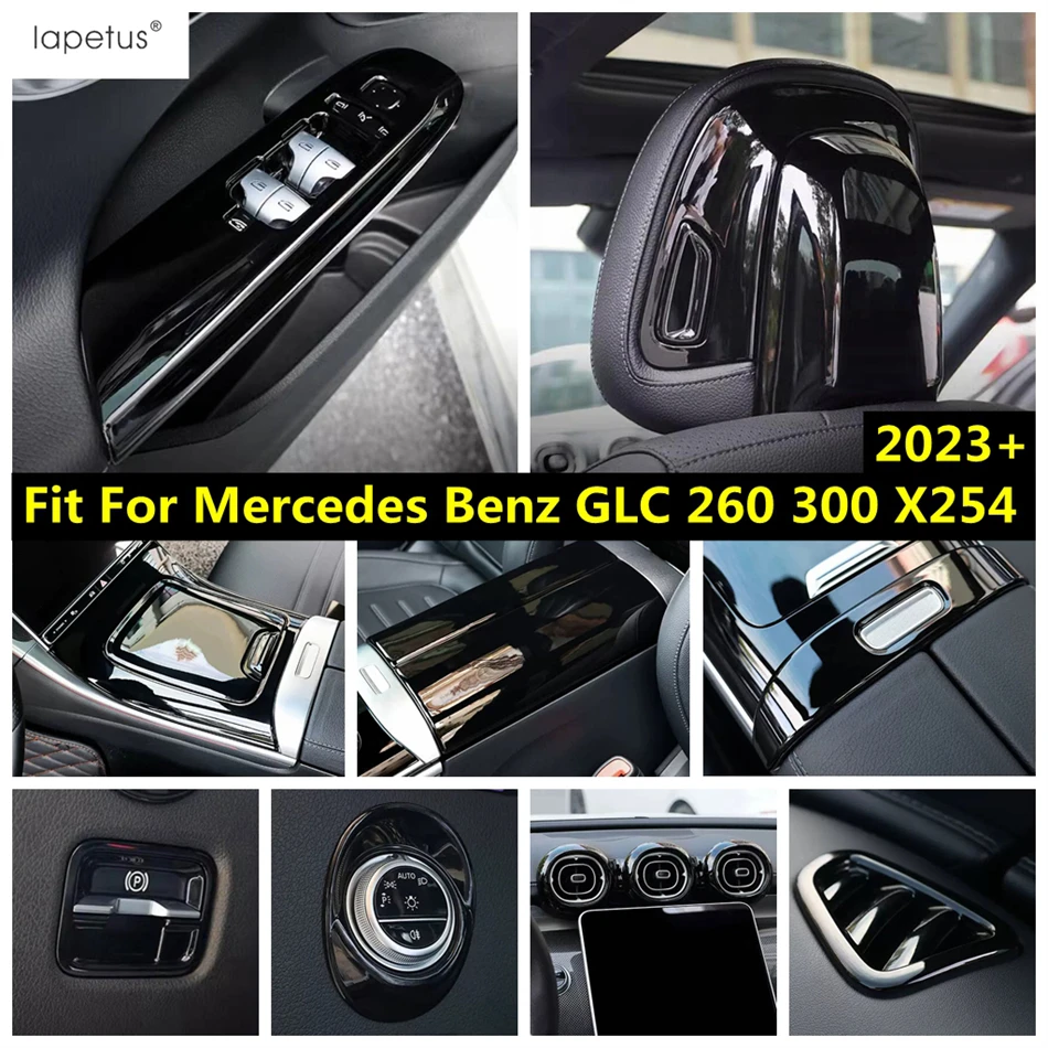 

Dashboard Air Outlet Vent / Head Light / Gear Shift Cover Trim For Mercedes Benz GLC 260 300 X254 2023 2024 Interior Accessories