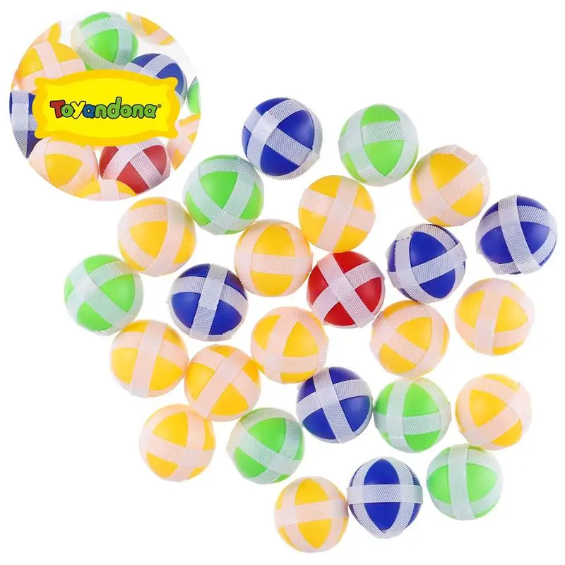 

25Pcs Fabric Dart Board Sticky Balls Dart Hook and Loop Balls Darts Game Accessories for Adults Teens and Kids