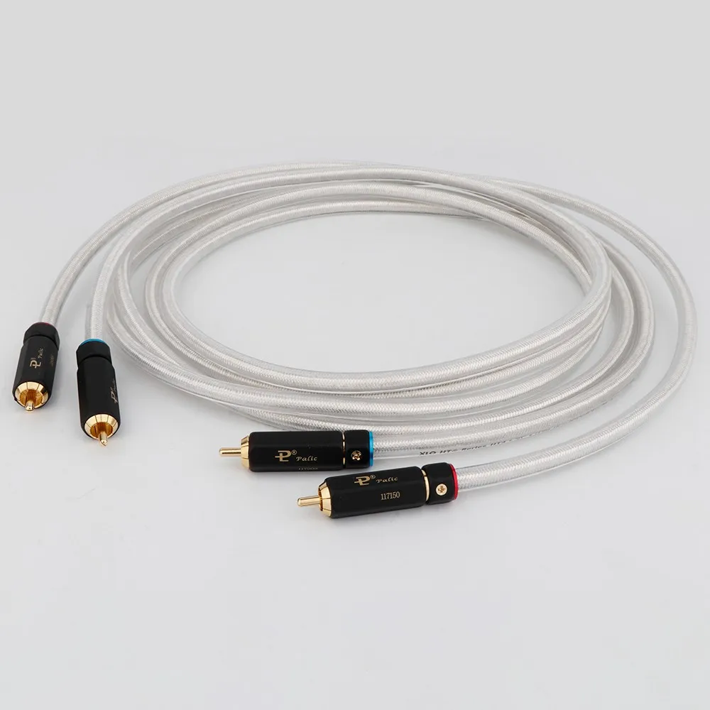 

Pair XLO Silver Plated Digital Audio Cable HIFI Digital Coaxical Cable 75Ohm digital Cable DAC Decoder Audio Cable