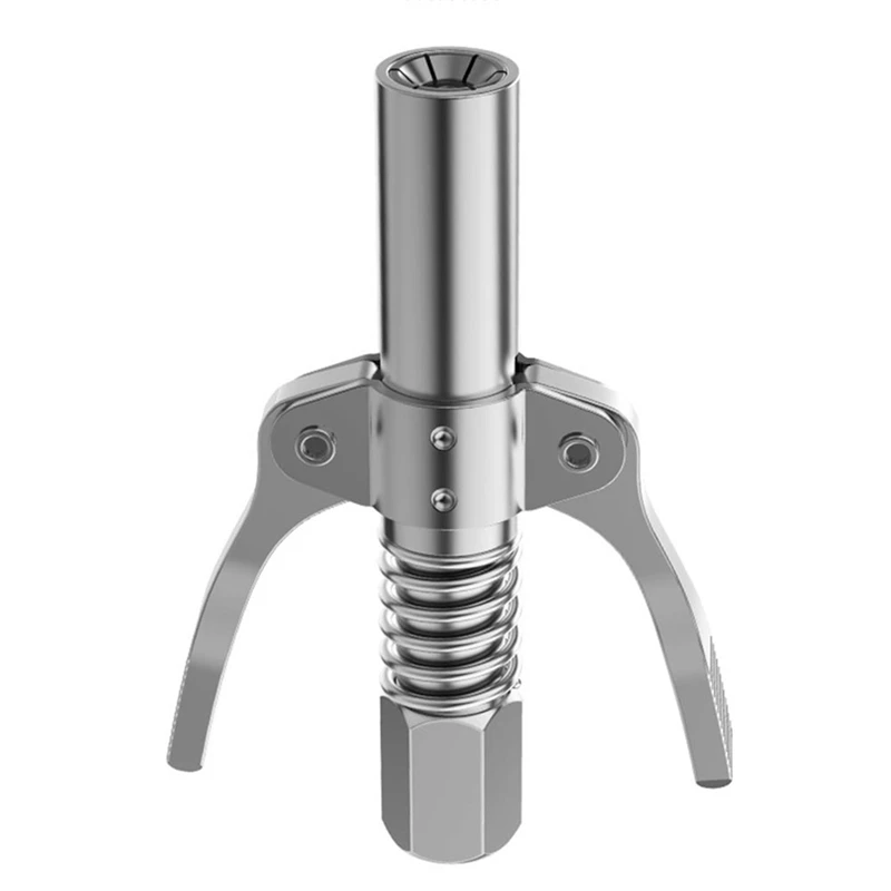 

10000 PSI Grease Tool Coupler Double Handle Stainless Oil Injector Nozzle Grease Tool Tip