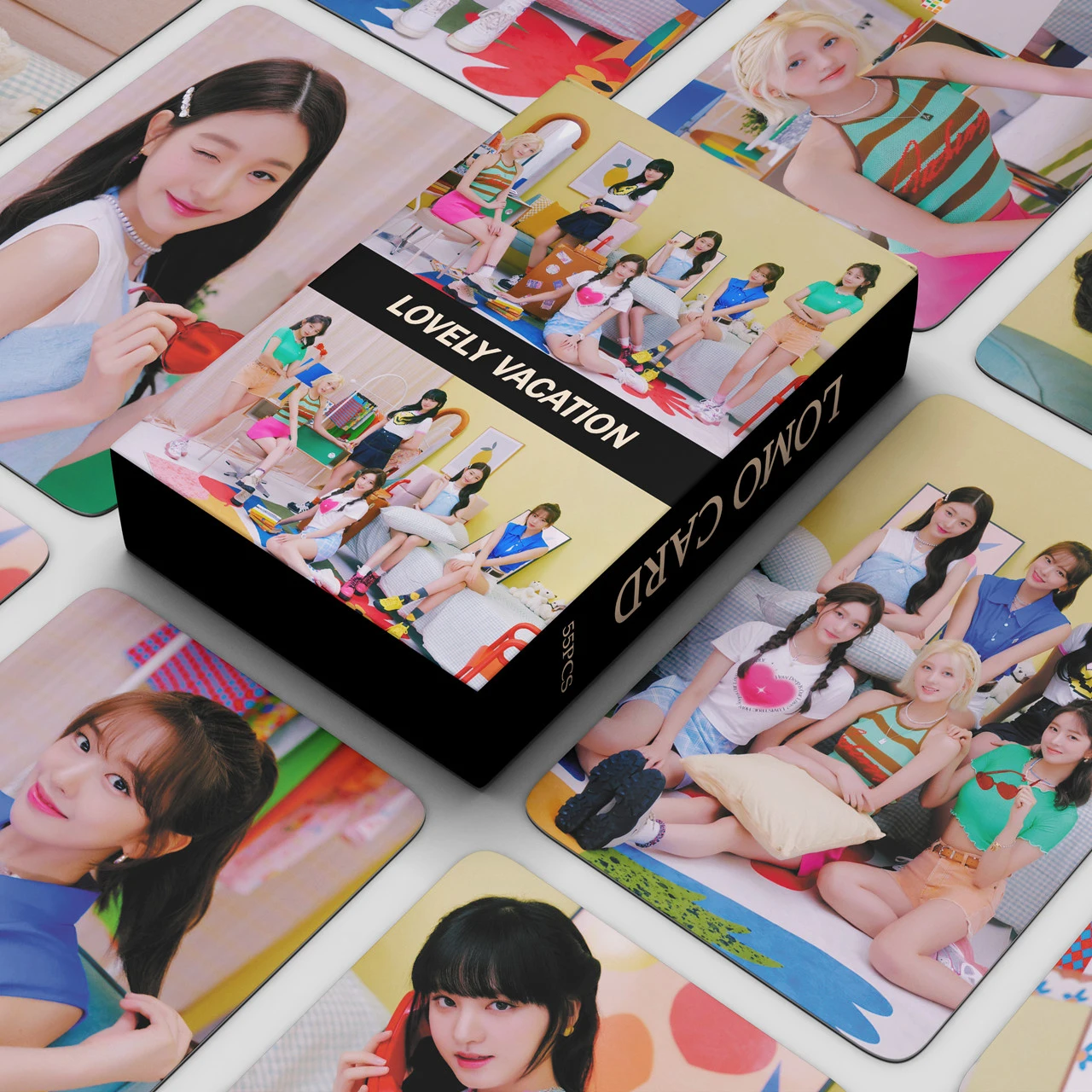 

55 шт. Kpop IVE прекрасный рабочий новый альбом фотооткрытки Lomo открытки для фотографий открытки Поклонники подарок