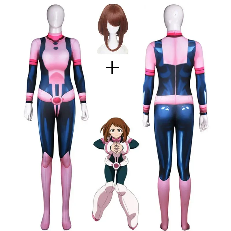My Hero Academia AsuiTsuyu Yaoyorozu Momo Battle Clothing Academy OCHACO URARAKA Косплей Женский костюм