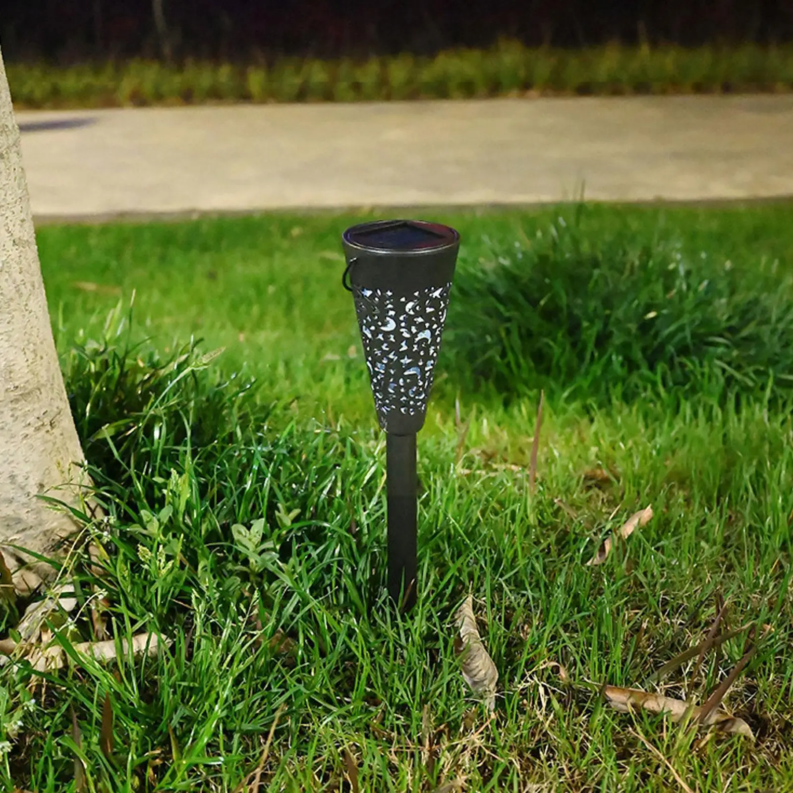 

Solar Pathway Lights Outdoor LED Solar Garden Lights Decorative Waterproof Landscape Lights For Patio Yard Garden Walkway E6C2