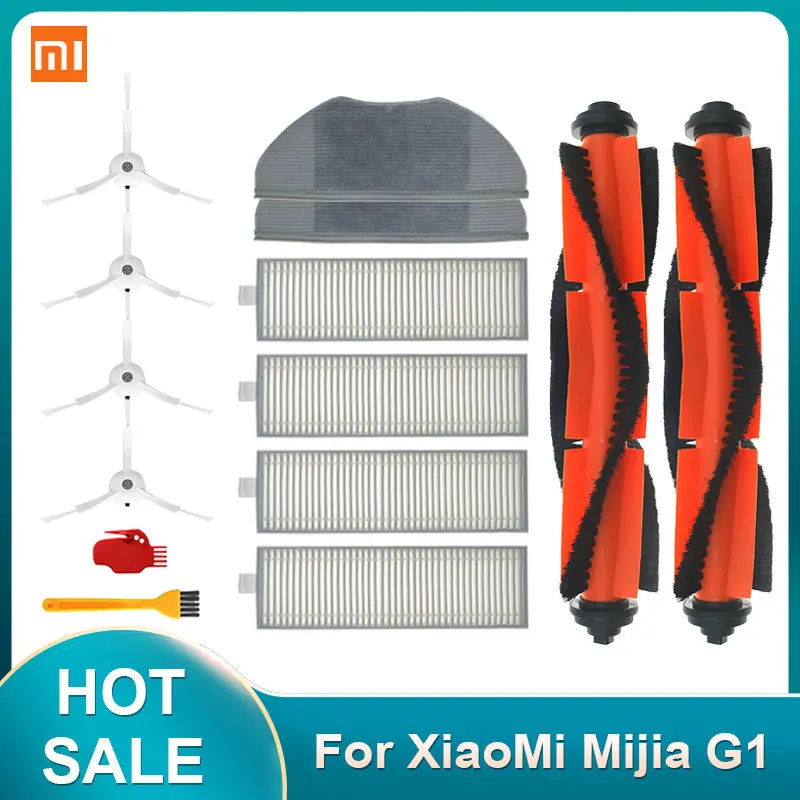 

Фильтр для робота-пылесоса Xiaomi G1 Mijia Mi, основная боковая щетка, насадка на швабру, необходимые запчасти