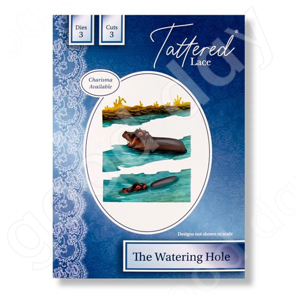 

2022 New The Watering Hole Metal Cutting Dies Scrapbook Diary Decoration Embossing Template Diy Greeting Card Handmade Hot Sale