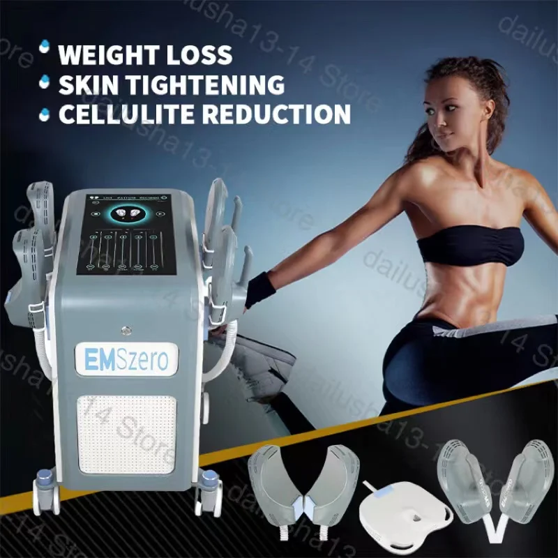 

13 Tesla DLS-EMSlim EMSzero Portable Electromagnetic Body Slimming Muscle Stimulate Fat Removal build Sculpting Machine