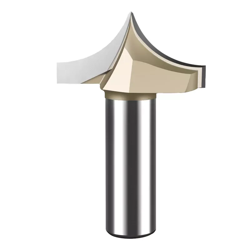 

2022New Tideway Point Cutting Round Over Bit Woodworking Tools Carving Tool Tungsten Carbide CNC Router Bit for Wood 1/2 Shank