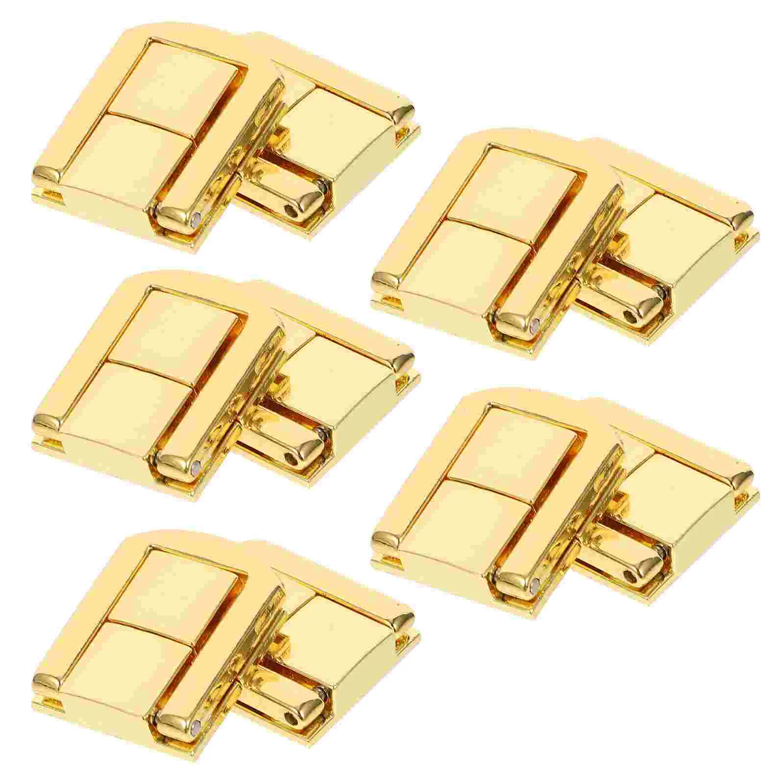 

10 Pcs Brass Hasps Drawer Locks Jewelry Box Accessories Vintage Accessories Box Cabinet Hasp Padlock Hasp