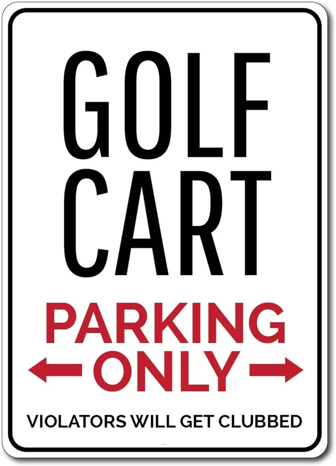 Гольф C Prkng Sgn Golf Lover Gft Golfng Decor Golfer Mn Cve Metl - Qulty Golfers 8x12 nch