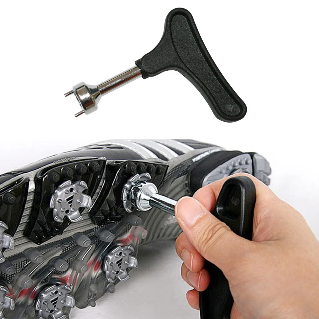 

Ключи-ключи для гольфа, Храповые ключи для обуви, легкие в переноске, с порошковым покрытием, нержавеющие, прочные шипы для обуви, механические скобы для удаления