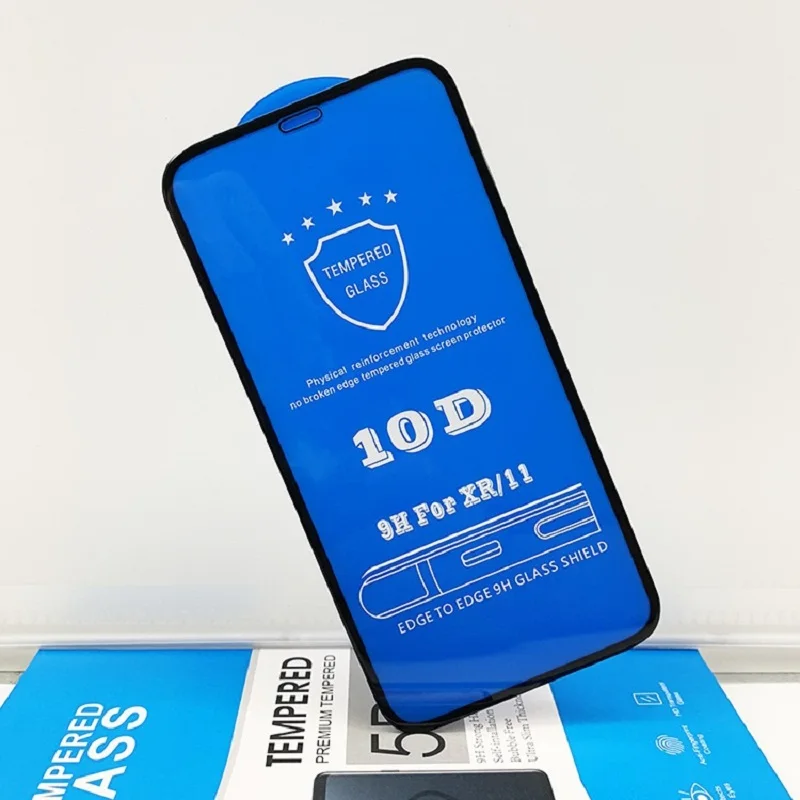 10D Full Cover Screen Protector for iPhone 14 Pro Max 7 8 14Plus SE Tempered Glass for iPhone 13 11 PRO 12 Mini X XR XS MAX