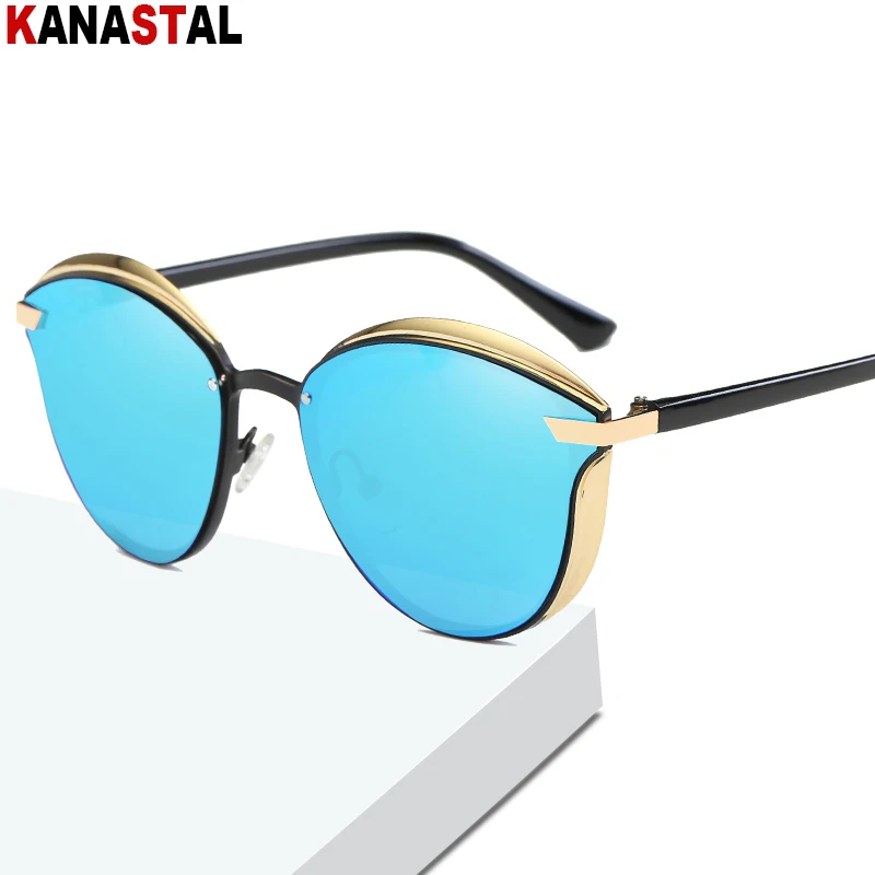 

Women Polarized Sunglasses UV400 Metal Alien Eyeglasses Frames Colorful Sun Glasses Travel Beach Bikini Men Shade Eyewear Retro