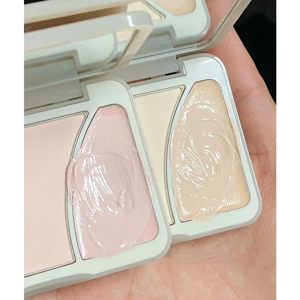 Палитра хайлайтеров JudydoLL Duplex кремовая и пудра универсальный матовый мелирующий