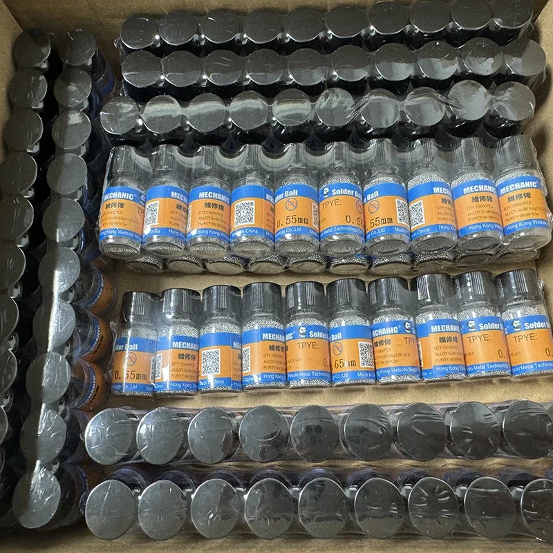 Паяльные шарики MECHANIC XZ10 серии SN63PB37 BGA 10K/бутылка 0 2 мм-0 76 мм паяльный шар для