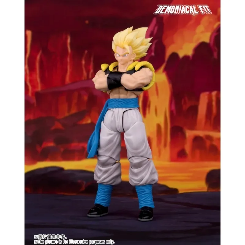 Фото 24-часовая доставка Demoniacal Fit SHF Dragon Ball Z Gogeta Action Anime Figurine Hero Waltz The Supre Dance Super Saiyan Модель игрушки №5