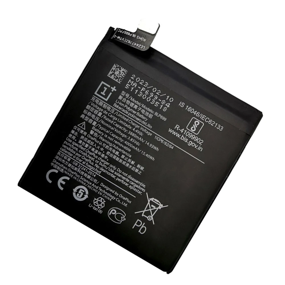 Аккумулятор для Oneplus one 1 + OnePlus 2 3 One Plus 3T 5 5T 6 6T 7 7T Pro |