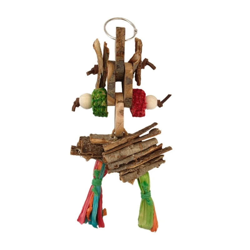 

Parrot Beads Straw Corncob Toy for Bird Timothy Swing Toy for Release Stress