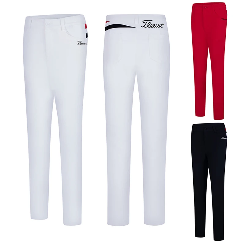 

Women's Golf Pants Summer Sport Golf Apparel Quick Dry Trousers Thin Breathable Long Pants for Ladies 골프웨어