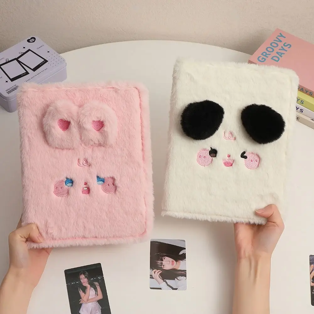 

Cat Plush Kawaii Binder Album Stationery Photo Card Holder Photos Storage Stationery Supplies