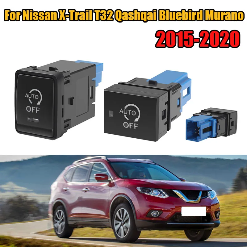 

Для Nissan X-Trail T32 Qashqai Bluebird Murano 2015-2020 автомобильная система автоматического остановки запуска выключенный закрытый кнопочный переключатель устройство