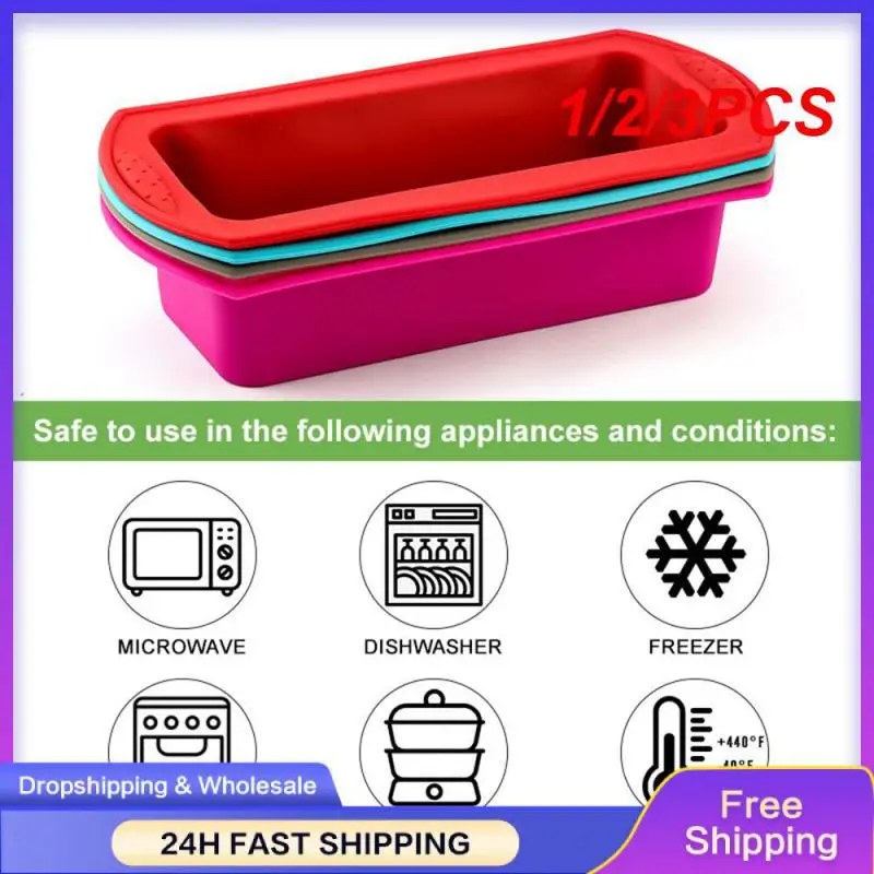 

1/2/3 шт., универсальная Прямоугольная форма для безопасного приготовления тортов
